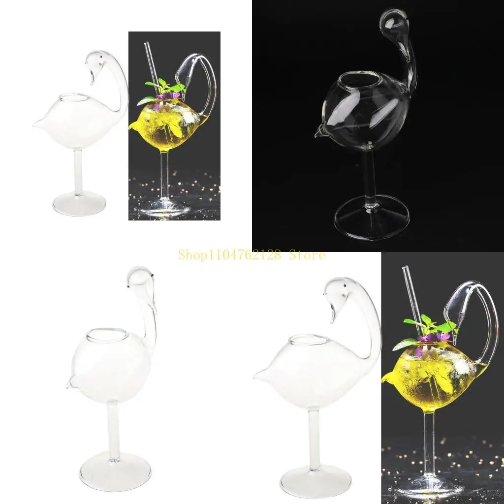 180 fantasía vino tinto forma cisne cócteles Copias cóctel Elegancia perfecta mejor venta