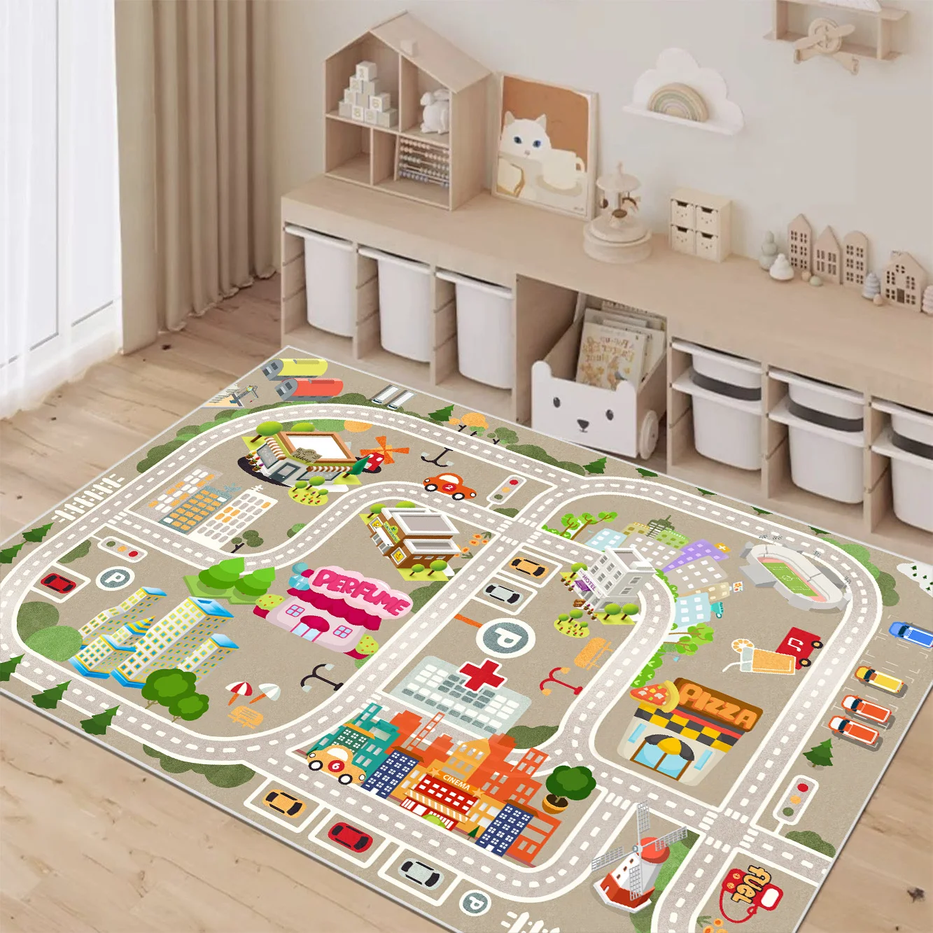 Bedroom Decoration Children Soft Carpet Child Play Games Floor Mat Boys Girl Room Bedside Rug Living Room Sofa Side Large Rugs