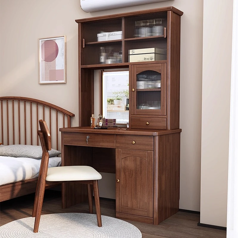 White Women Vanity Table Service Comfortable Jewelry Vanity Table College Dorm Essentials Cosmetics Penteadeira Home Furniture