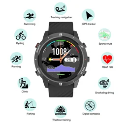 2026 New GPS Sports Watch Smart Men, Outdoor Triathlon Sport Watches, Swim Waterproof Hiking Running Fishing Digital Wristwatch