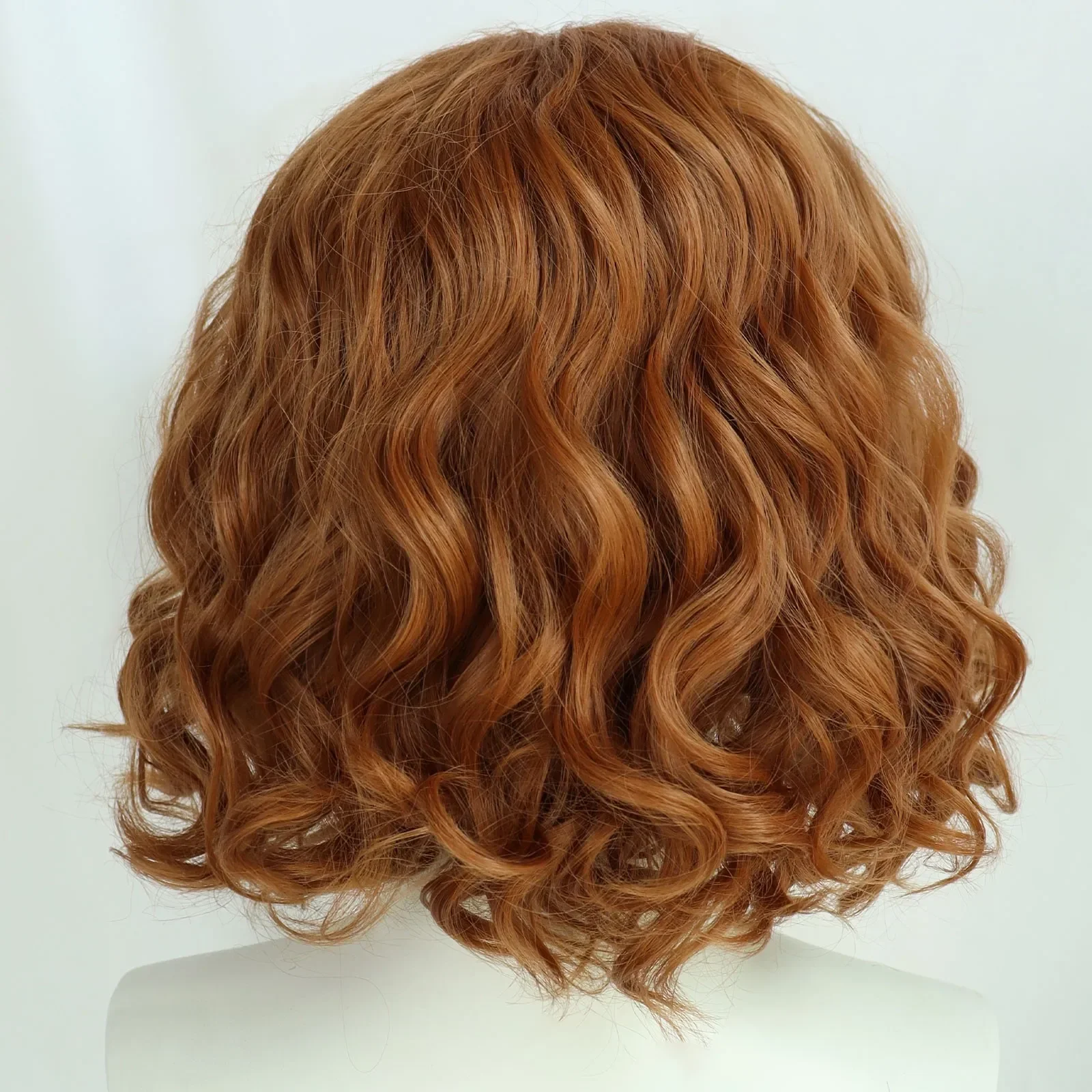 Dungeons & Dragons Honor Among Thieves Synthetic Middle Part Short Curly Shoulder Length Bob Wigs Brown Jerry Doric Cosplay Wig