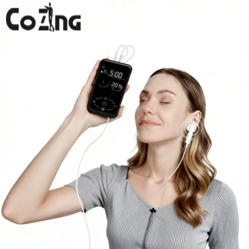 

Портативное устройство для помощи во сне с электродом для ушного зажима для лечения бессонницы, тревоги и снятия стресса