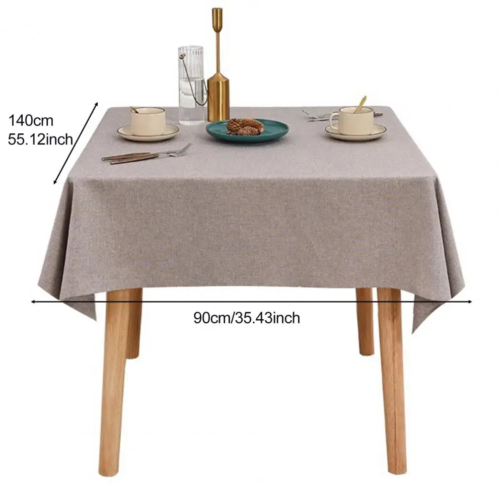 Tablecloth Rectangle For Kitchen Dining Table Water-Repellent Stain Protection Resistant Fade-Resistant Fabric Table Covers