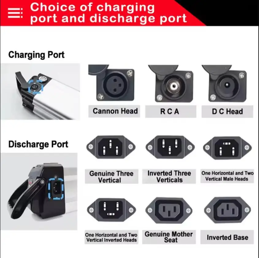 المصنع مباشرة 48 فولت 25ah المحمولة سيارة كهربائية قابلة للطي نموذج الأسماك الفضية 18650 بطارية ليثيوم أيون المدمج في بطارية 25Ah ل #4