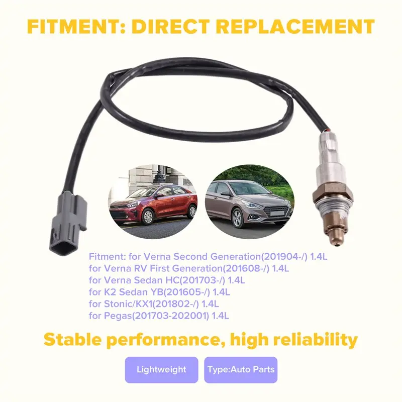 ABQB-For Verna Kia K2 Stonic KX1 Pegas 2016-Car O2 Sensor Oxygen Sensor Part Number 39210-03093 3921003093
