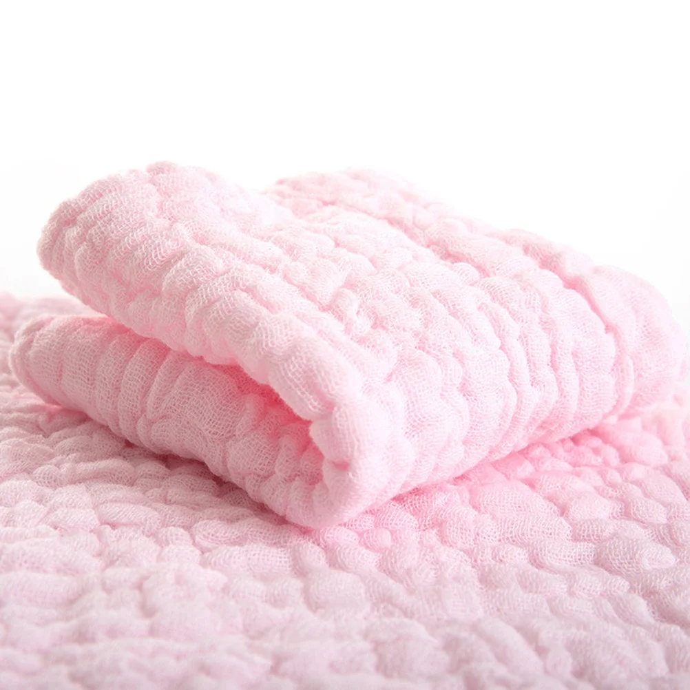 

6Pcs Baby Saliva Towels Pure Cotton Gauze Kerchief Drool Bib Multipurpose Face Towel Baby Handkerchief Soft Saliva Catcher