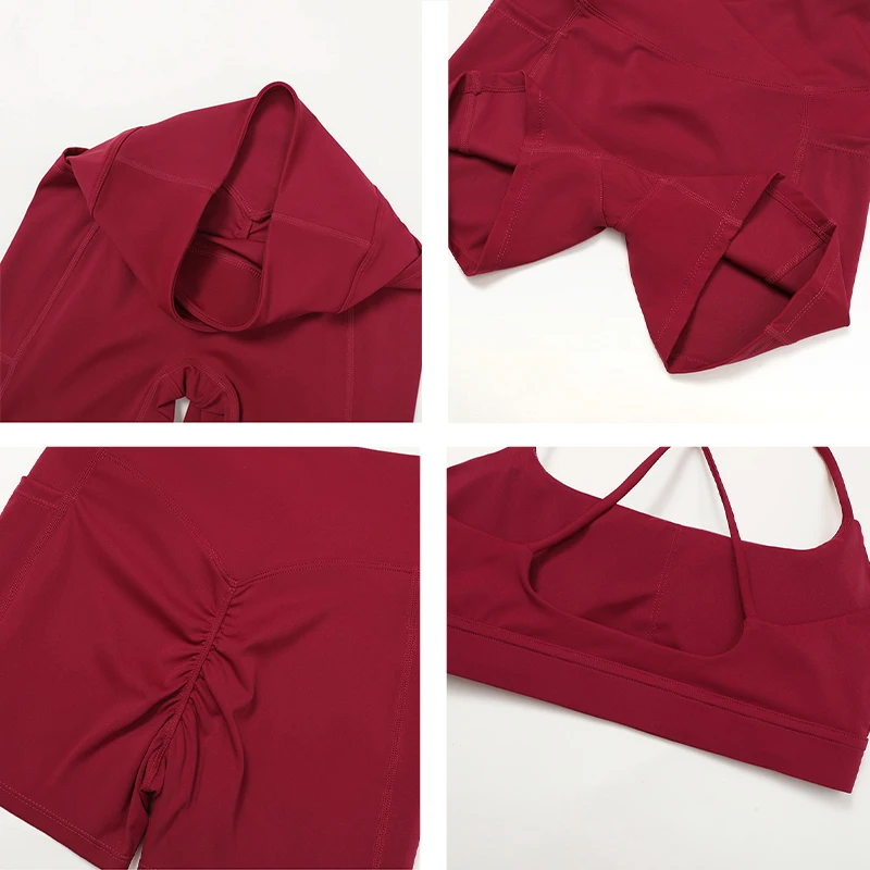 Ctenkevet New Women Summer Gym Two-Piece Set 2Pcs Pilates Training Vest Yoga Set Female Flared Pants Suit Sport Outfit For Woman