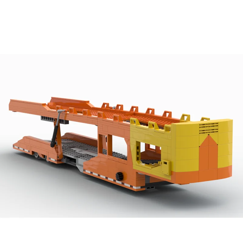 نموذج شاحنة حضرية Moc بنة وحدات نقل السيارات حزمة نموذج تكنولوجيا الطوب التجمع لعبة عطلة البناء #2