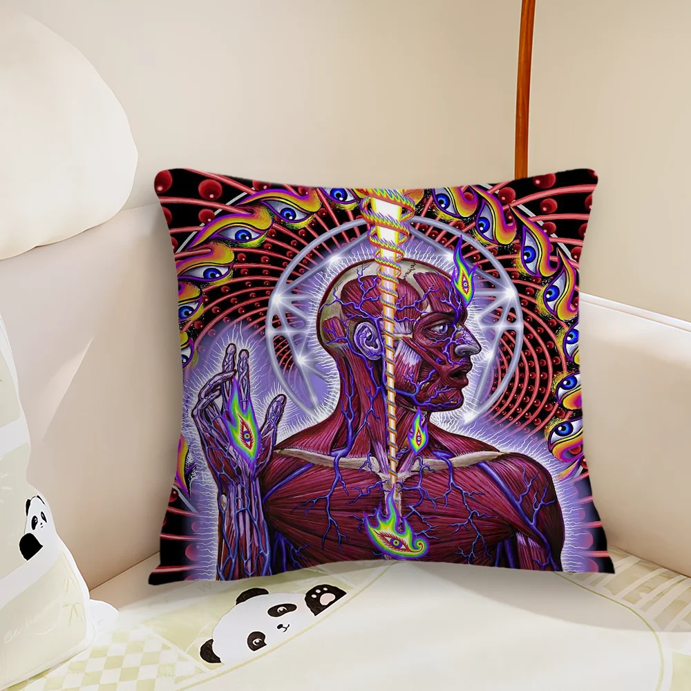 Band T-ToolS Lateralus Pillow Case Living Room Sofa Cushion Cover Suitable For Home Bedroom Room Decoration
