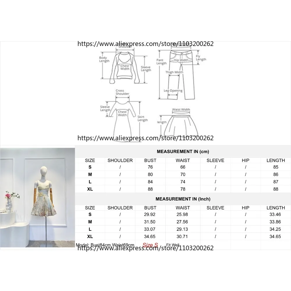 베이지 플로럴 프린트 민소매 백리스 컷아웃 미니 드레스 2025 고품질