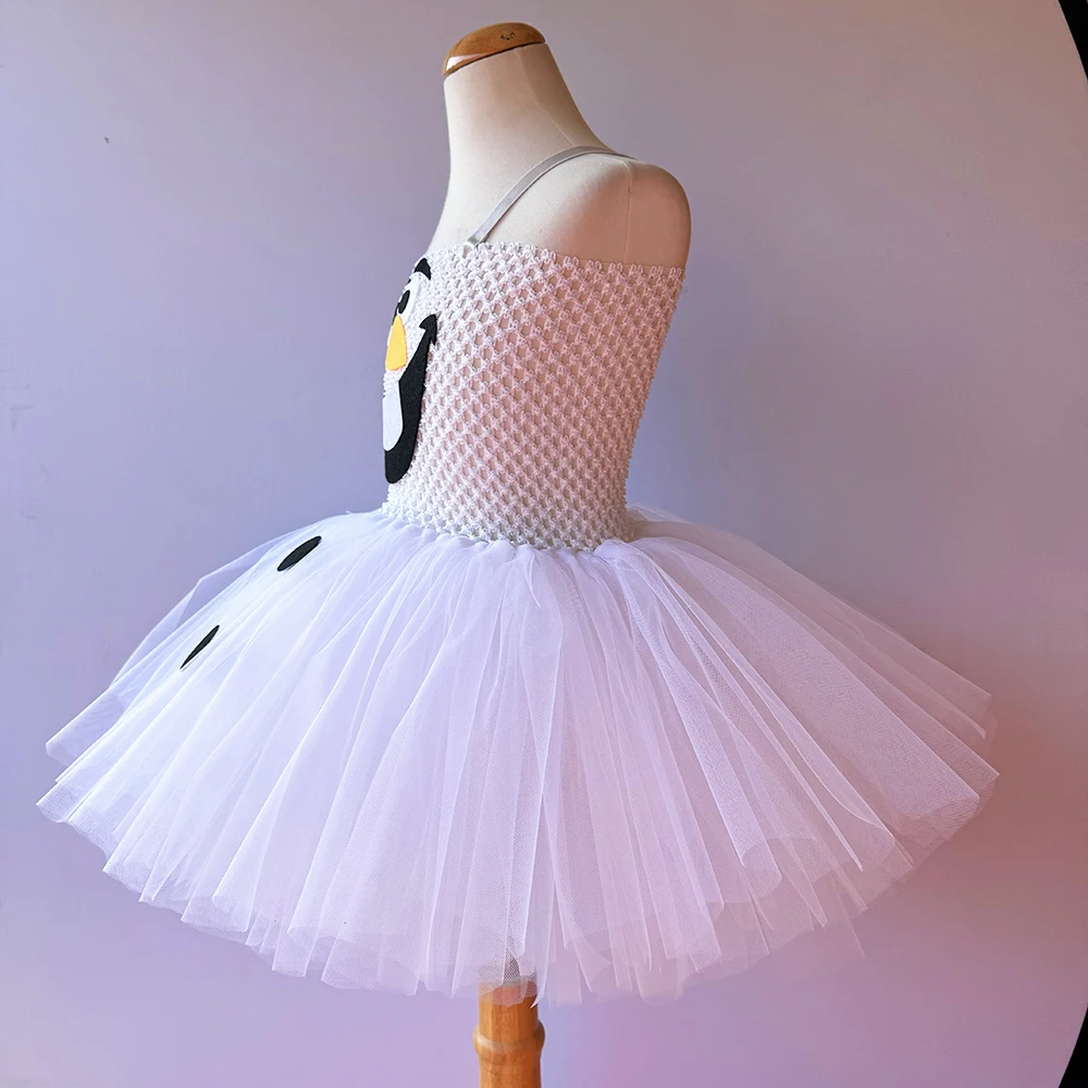 Snowman Olaf Tutu Dress for Christmas Holiday Costume for Xmas Princess Dresses Tulle Outfit Clothes