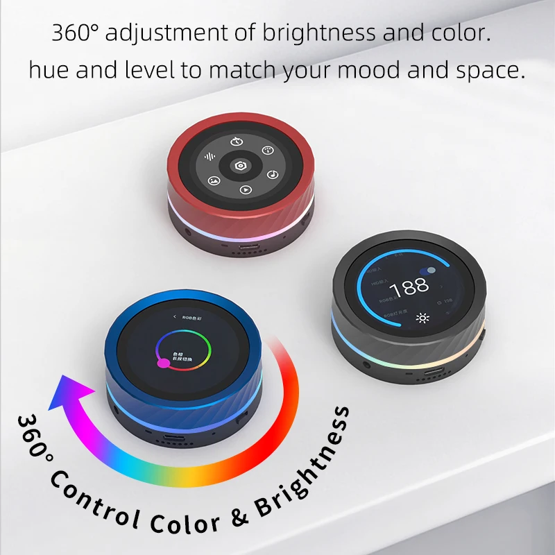 Beyond volume: 1.85-inch High-Definition Knob Screen programmable ESP32-S3 with real-time screen statistics function