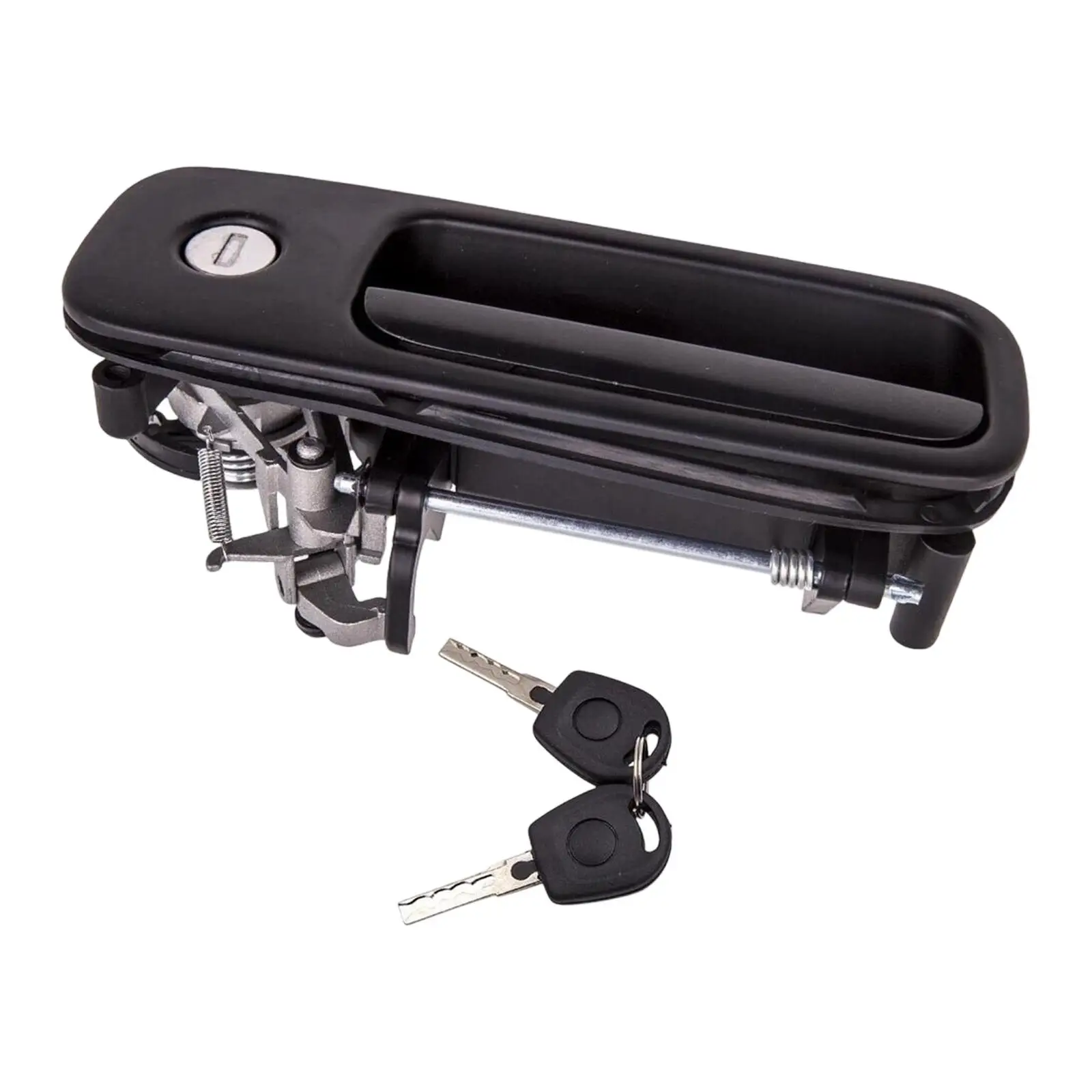 Alça de liberação do abridor de porta traseira 1j6827565b acessórios pretos para vw transporter 03-20 acessório de substituição profissional