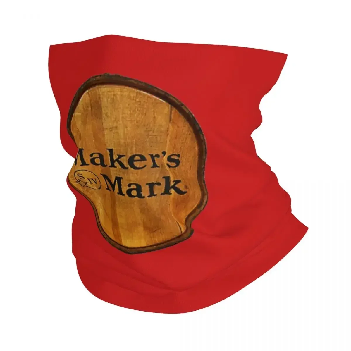 

Maker's Mark Bourbon Barrel Bandana Neck Cover Printed Wrap Mask Scarf Multifunction Cycling Scarf Cycling Unisex Windproof