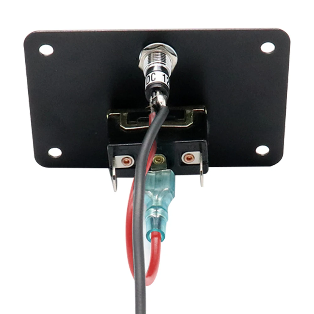 12V 15A Anchor Windlass Up/Down Rocker Switch Panel Marine Windlass ON-OFF-ON Control Panel With Red LED