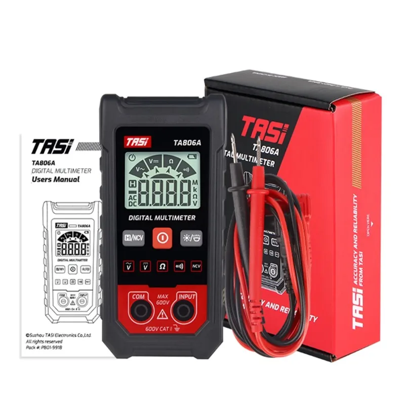 

TA806A Fully Automatic Portable Shift-free Automatic Recognition Universal Meter with A Maximum Count of 4000 Digital Multimeter