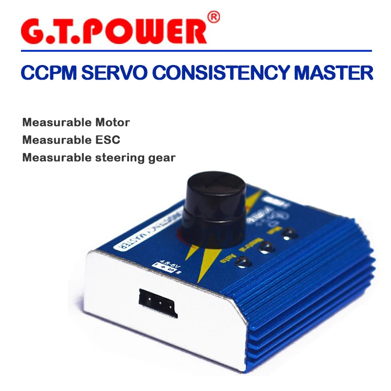 G.T.POWER CCPM SERVO CONSISTENCY MASTER Professional Motor Servo Tester Electronic Speed    Servo Tester