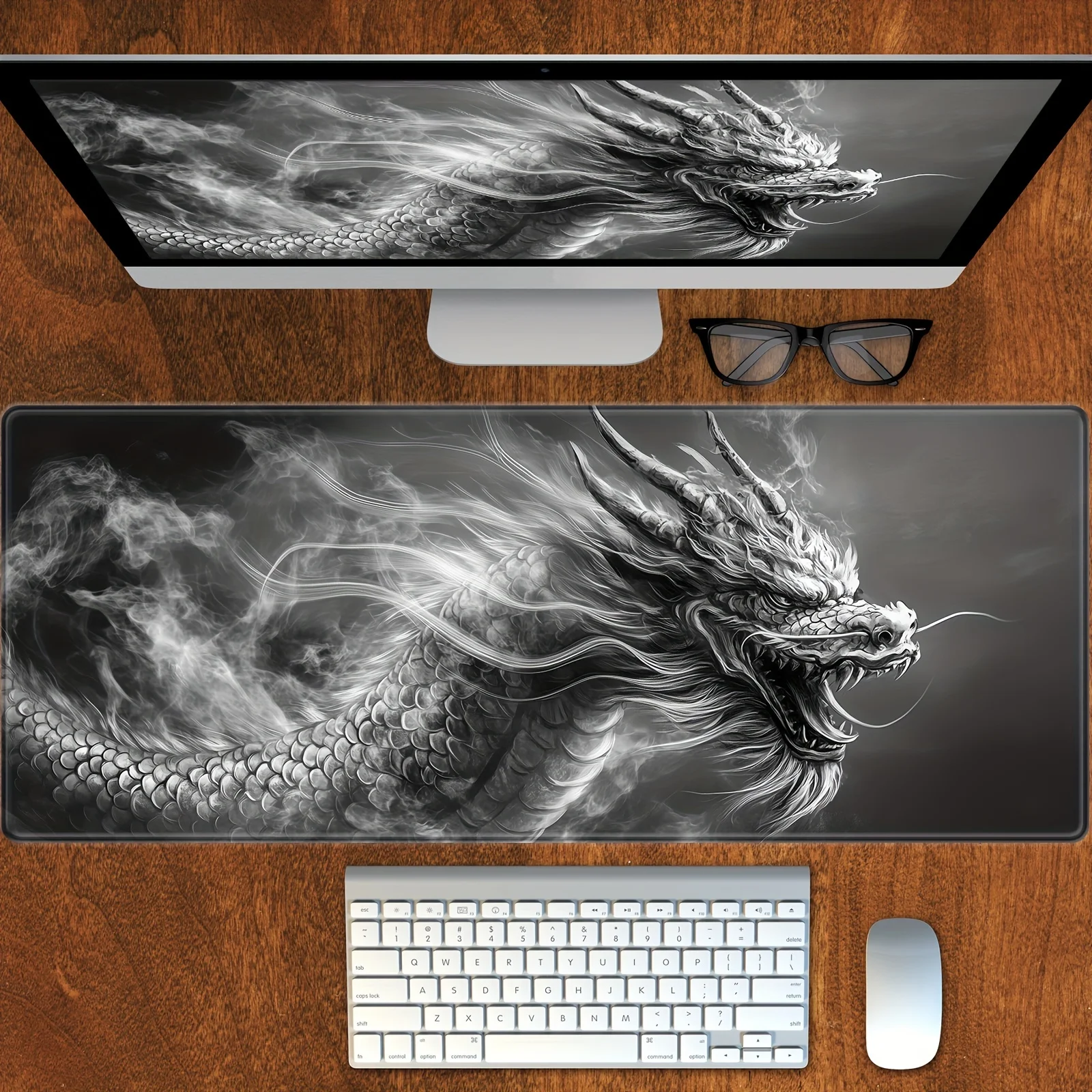 

XXL Gaming Mouse Pad 900x400MM Dragon non-slip extended gaming player table pad Keyboard protection pad Gaming accessories desk