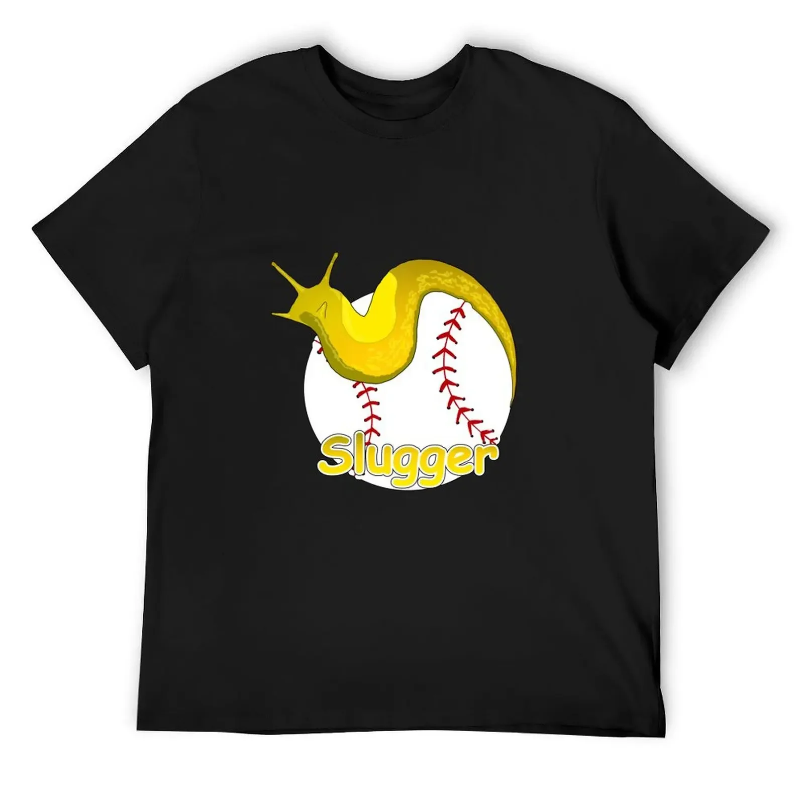 Slugger Banana Slug on Baseball T-Shirt anime figures for a boy blanks funny t shirts for men