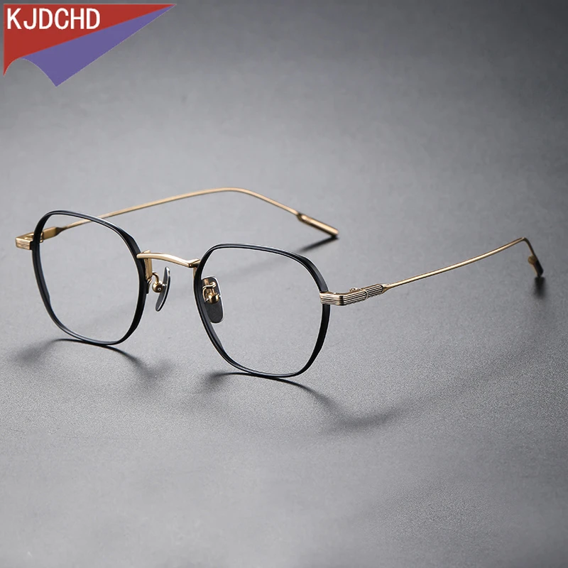 

Pure Titanium Glasses Frame for Men Women Square Eyewear 2023 New Male Classic Full Optical Prescription Eyeglasses Frames Men