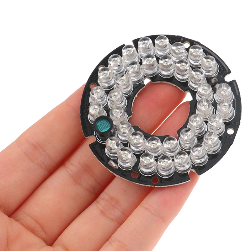 IR 36 LED 모니터 필 라이트 카메라 액세서리, 주간 야간 투시경, 적외선 램프 패널, DC 12V F5 램프 비즈 보드, 1 개