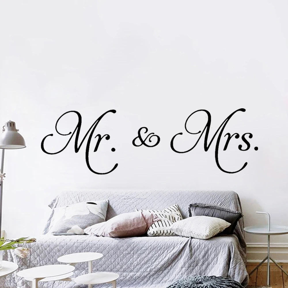 السيد السيدة جدار صائق غرفة المعيشة للإزالة الديكور بساطتها الفينيل غرفة نوم سقف خزانة ملصقات جدار ديكور فني المنزل