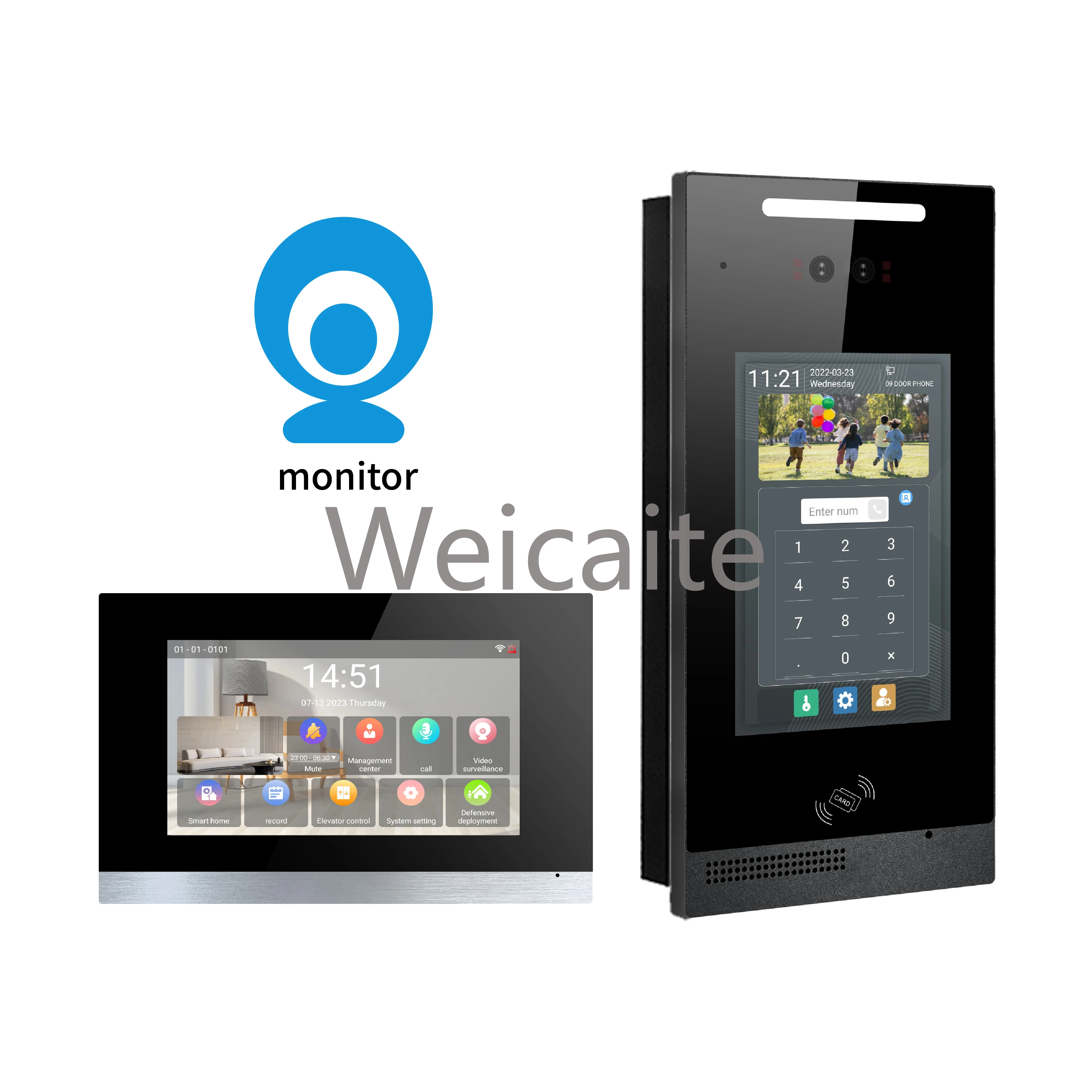 سعر جيد نظام أندرويد فيديو نظام اتصال داخلي الهاتف تويا باب متعدد الوحدات شقة IP فيديو باب الهاتف نظام اتصال داخلي