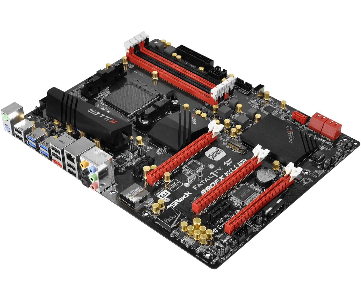 Imagem -03 - Soquete Assassino da Placa-mãe Am3 Mais Amd 990fx Ddr3 64gb Suporte fx 8150fr Fd8350fr Fd4150wm Hdz955fb Cpu M.2 Ssd Atx Asrock-990fx