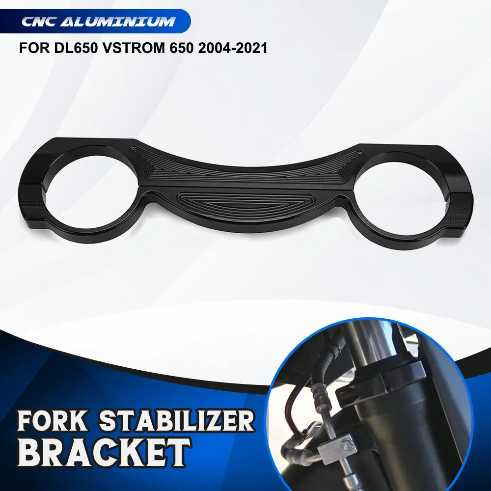 

Motorcycle Front Fork Brace Bracket V-strom 650 DL 650 CNC Aluminum For Suzuki DL650 Vstrom 650 2004 - 2021 2020 2019 2018 2017