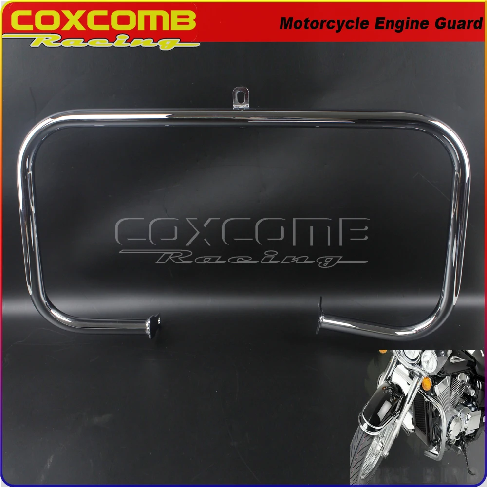 

Motorcycle Chrome Highway Crash Bar Engine Guard Protector For Honda Shadow Aero VT 750 750C 400 VT750 VT750C VT400 2004-2011