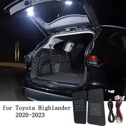 Uniquement adapté au modèle de hayon électrique! Kit de remplacement d'éclairage à LED pour trappe de porte arrière, Toyota Highlander 2020, 2021, 2022, 2023