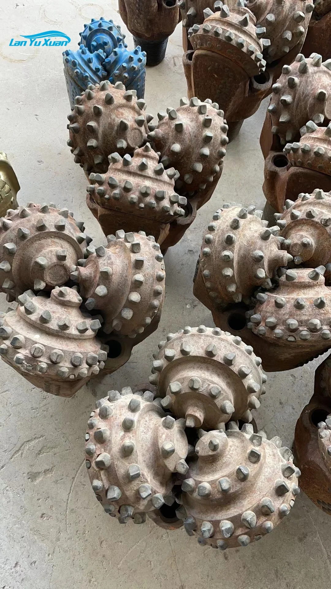 Rock Tricone mata bor pabrik IADC537 10 inci 8 3/4 inci 50 produk panas besi 2019 alat pengeboran penempaan air sumur ANBIT