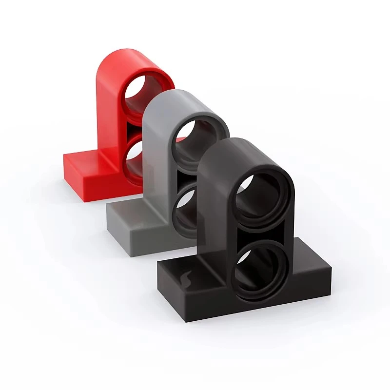 Building Blocks 50G/80PCS Technical Part 32530 Special 1x2x1 Pin Connector Plate with 2 Holes Assembles Particle Toys Gifts