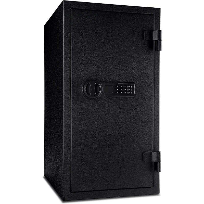 Safe Box,Fireproof Safe,3.47 Cubic Feet,Large Steel Money Safe Home Safe with Digital Lock for Home and Office Black