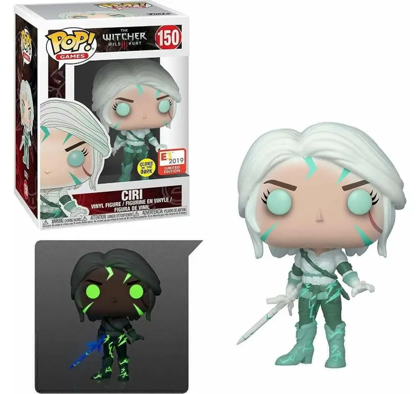 Funko The Witcher 3 - Wild Hunt: #149 CIRI 150# Geralt #151 YENNFER 152# TRISS 153# Action Figure Vinyl Toys with box