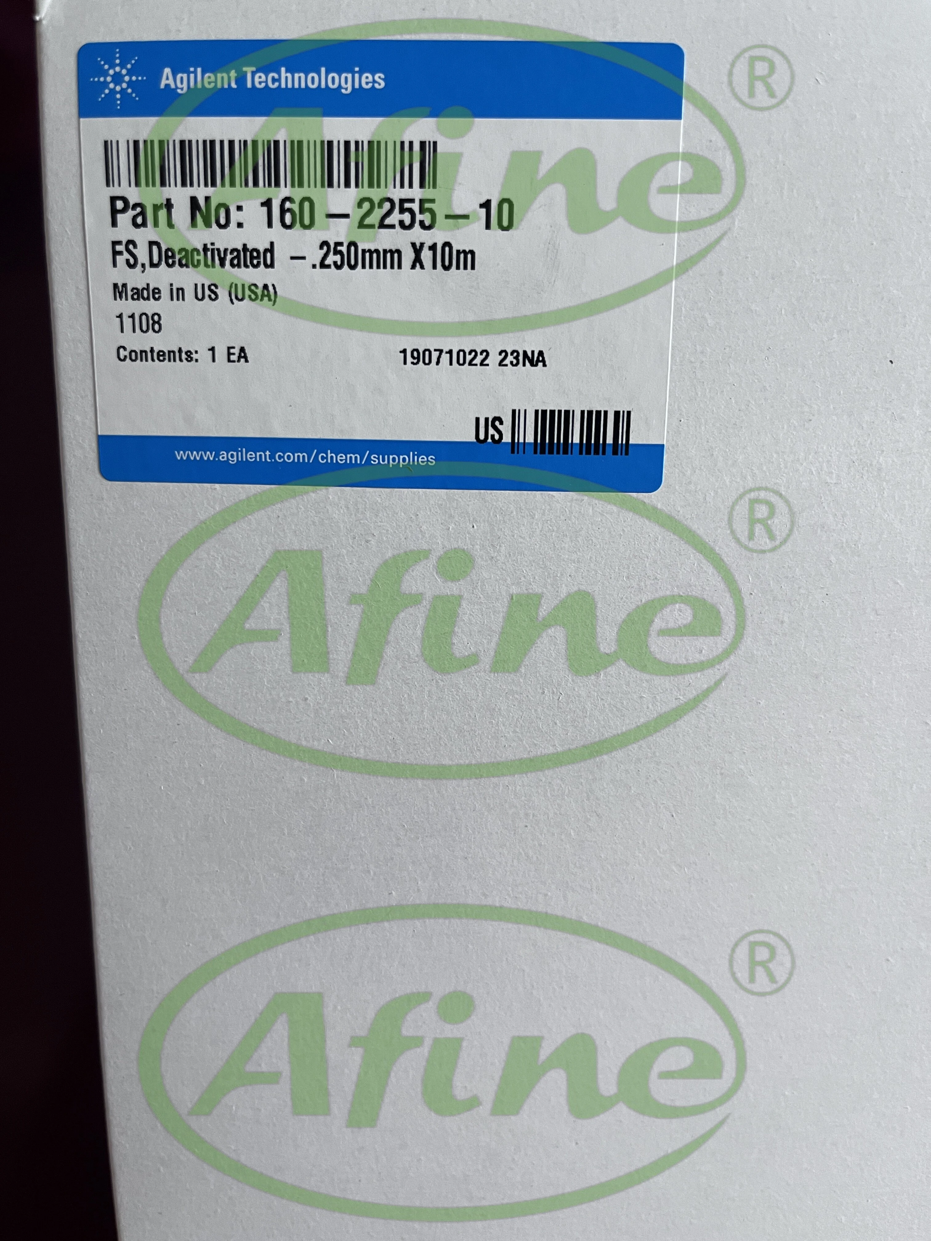 

AFINE Agilent Tubing Retention Gaps 160-2255-10 Chromatographic Columns Deactivated Fused Silica 10m 0.25mm OD 0.35mm