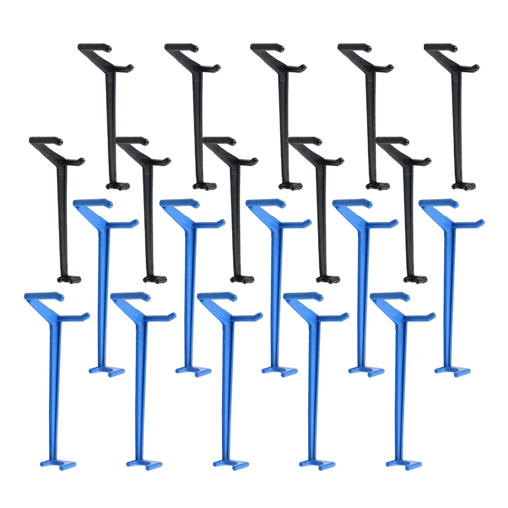 

20pcs Fruit Tree Branch Puller Set Spreader Bender Black Blue Sizes Gardening Twig Clips Stem Trainer Bending Clamps Plant Limb