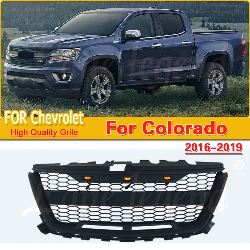 

For Chevrolet Colorado (North US Version) 2016-2019 Auto Parts Other Exterior Accessories Front Grill Car Grille Grid