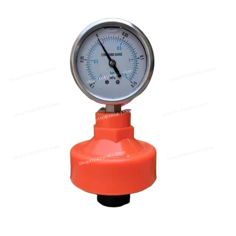 

Сейсмостойкий диафрагменный вакуумный манометр -0.1-0MPa из нержавеющей стали IP65 с заполнением жидкостью