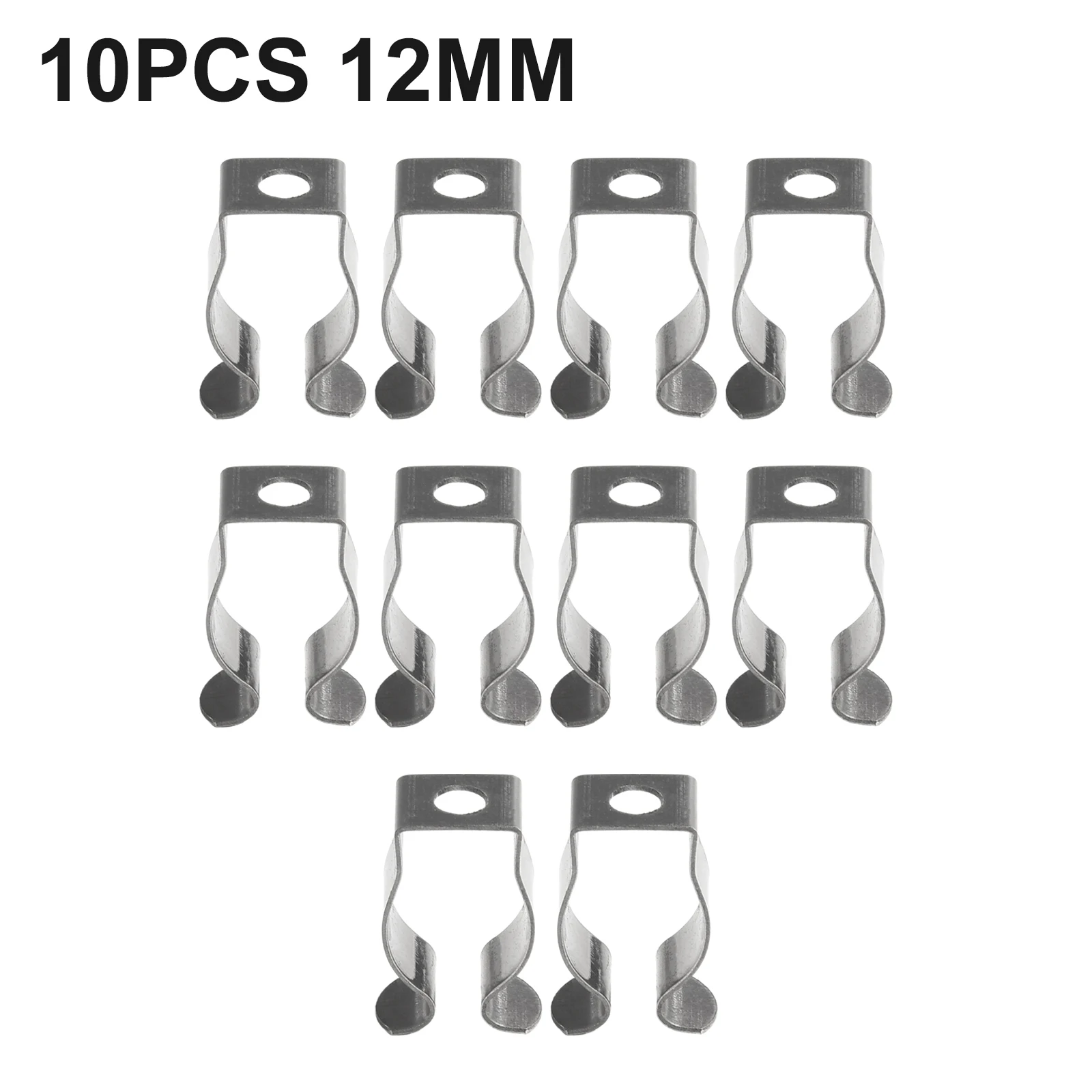 10 X Narrow Base Tool Spring Terry Clips Heavy Duty Tool Storage Hangers 10pcs Spring Terry Clips Open Spring Clips Heavy Duty T