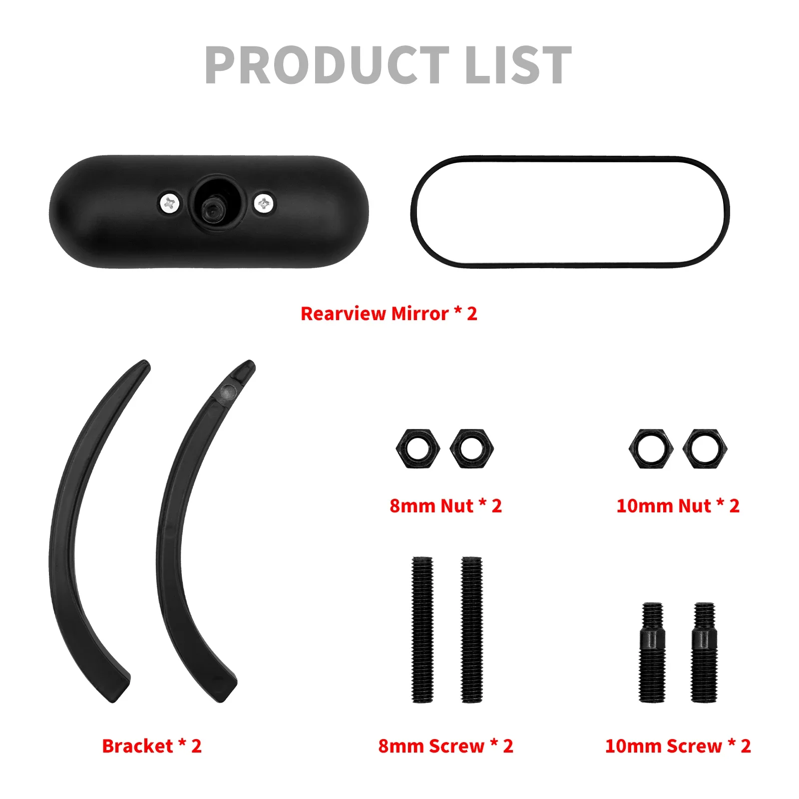 Рисунок 5 - Черные мотоциклетные мини овальные