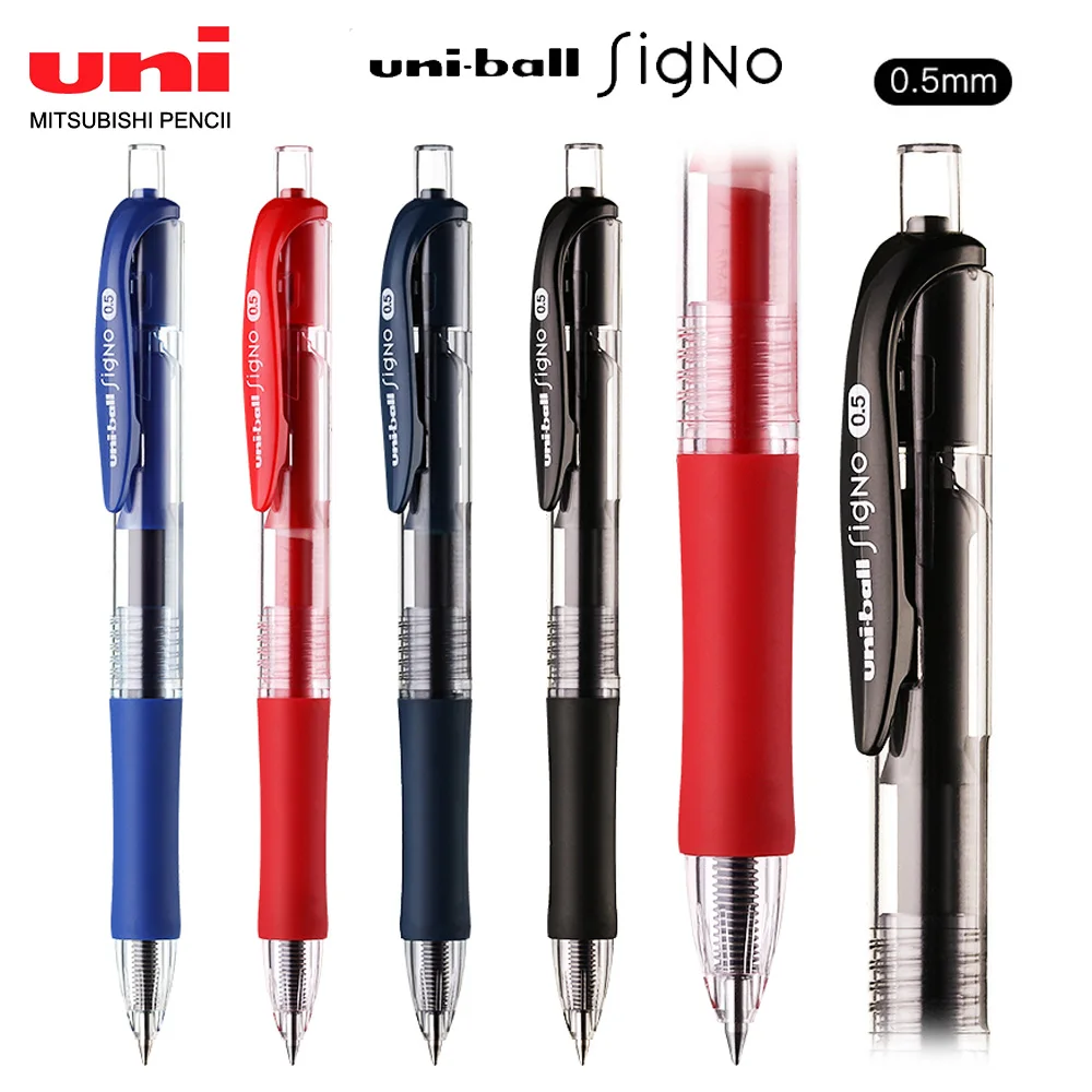 

6 Uni Ballpoint Pens UMN-152 Signo Series Double Point Pen Tip 0.5mm Gel Pen School Supplies Stationery Office Accessories