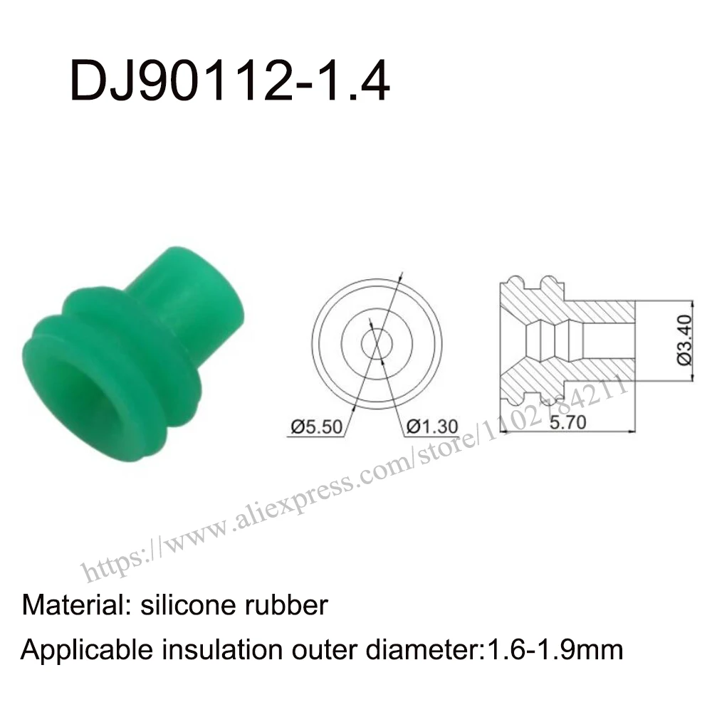 5000PCS DJ90112-1.4 New energy auto seal rubber automotive Waterproof connector terminal plug pin socket