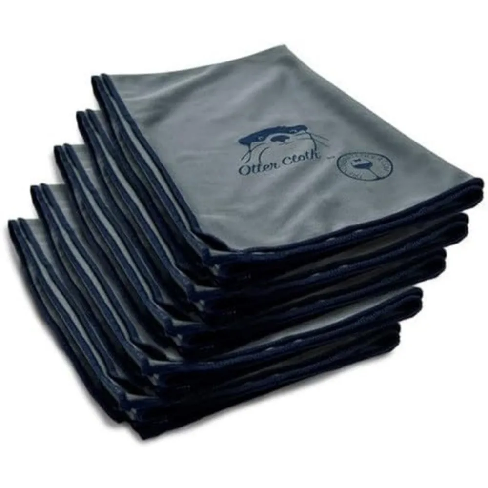 

Professional Microfiber Towels for Streak-Free Barware and Kitchenware Polishing 25x20 Pack of 5 Grey