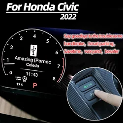 For Honda Civic 11th 2022 Engine Security Automatic Parking System Intelligent Brake Start-stop Control Sensor Plug Accessories
