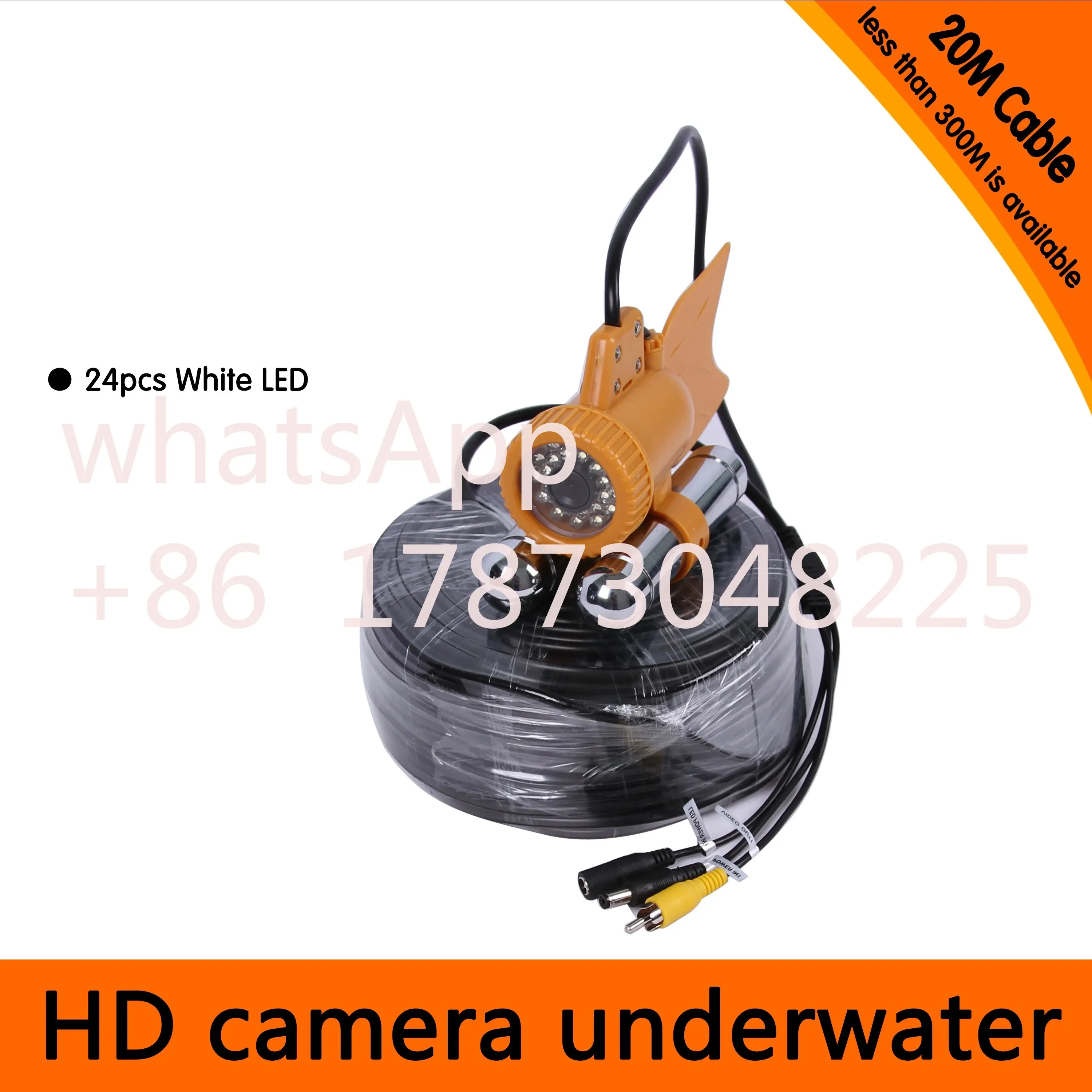 HD Underwater 20/30/50/100M Fishing Camera  CMOS Borescope Inspection  Fish Finder Endoscope CCTV  Camera