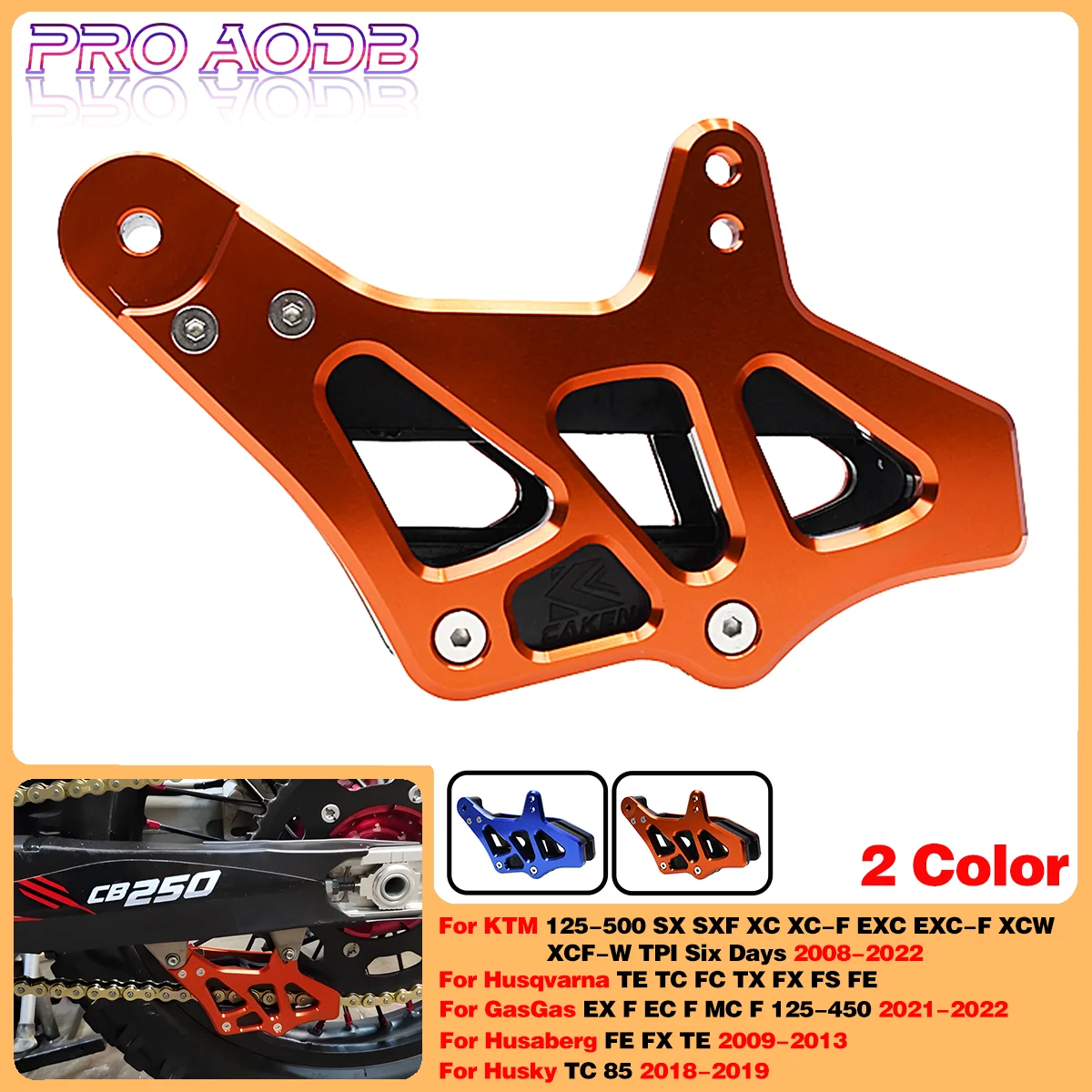 

Motorcycle CNC Chain Guide Cover Guard Protector For KTM FREERIDE 250R 250F 350 Enduro R/SMC R 690 GasGas EX EC MC F Dirt Bike