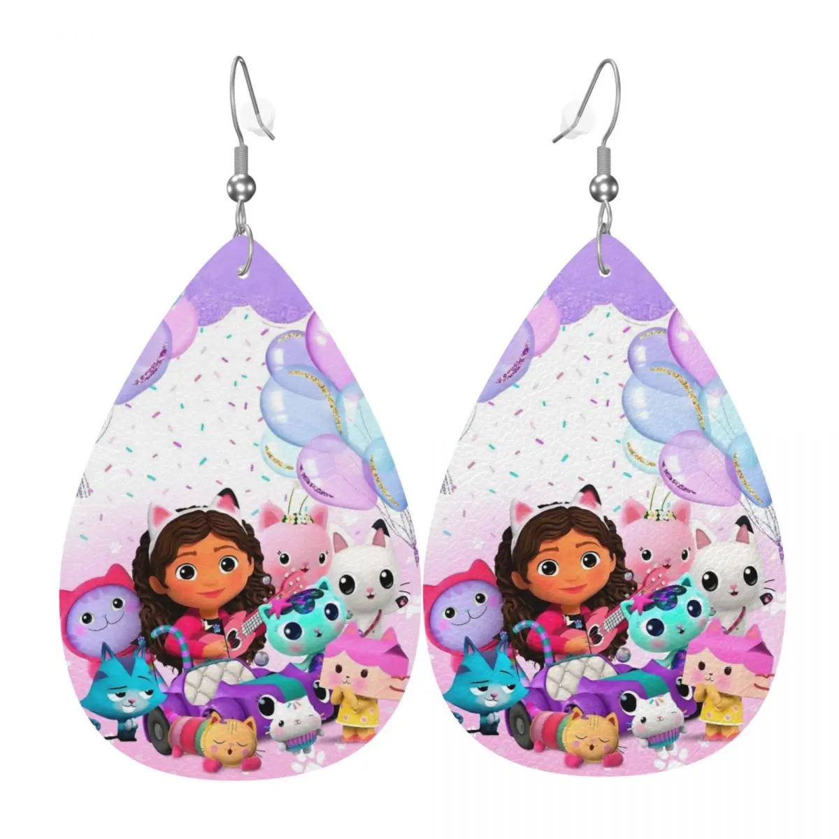 

Кожаные серьги-капли для кукольного домика G-Gabbys на заказ для женщин, кожаные серьги, модные легкие серьги для вечеринок и праздников