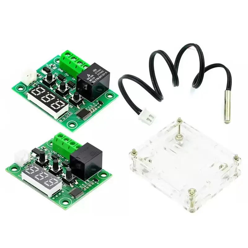 WOISN W1209 Mini-Thermostat Temperaturregler Inkubationsthermostat Temperaturregelungsschalter