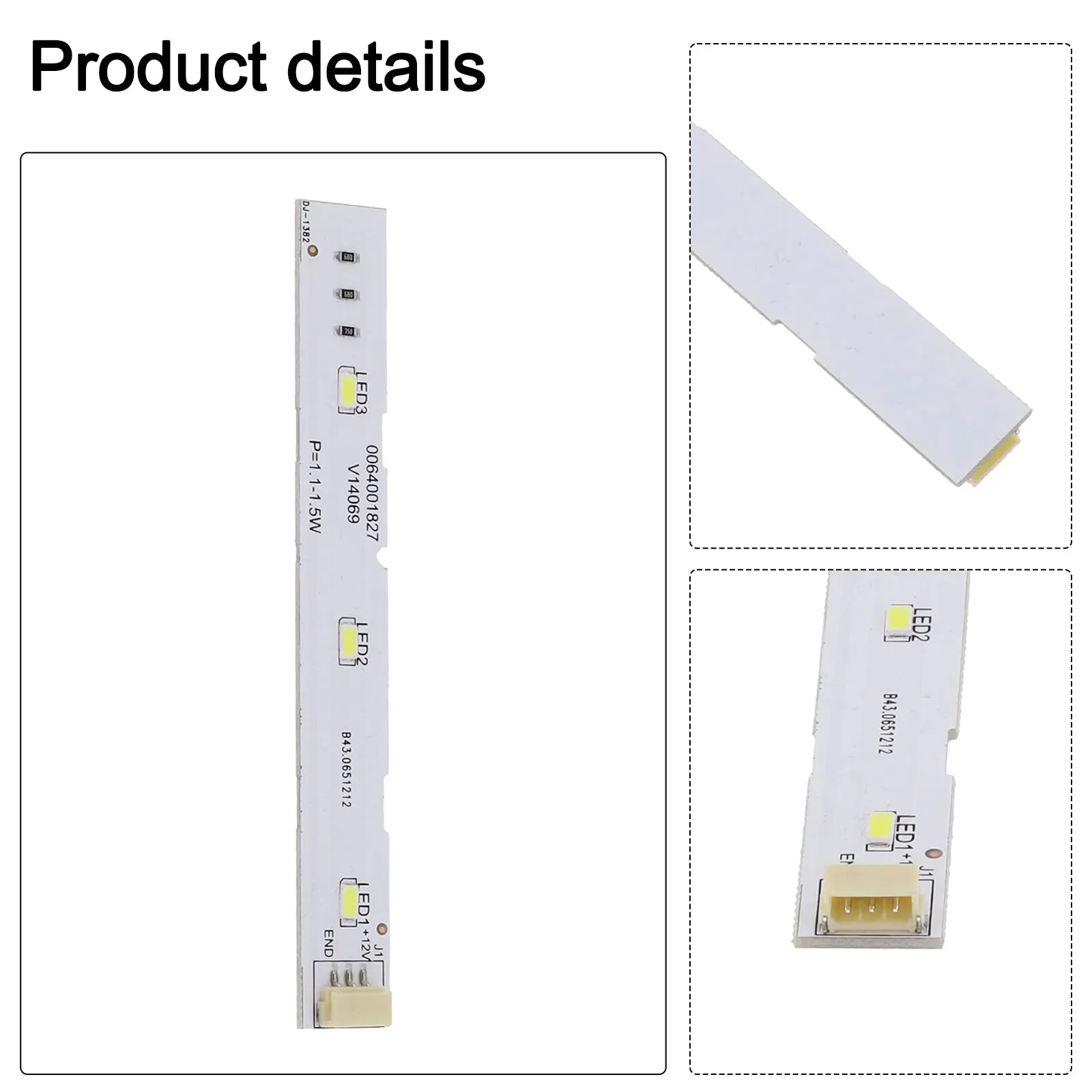 Energy Efficient Lighting LED Light Bar Refrigerator Interior Lighting Color As Shown Easy To Install LED Light